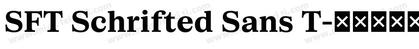 SFT Schrifted Sans T字体转换